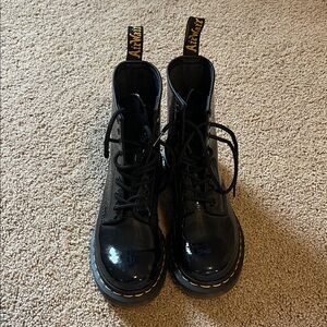 Dr. Martens Shiny Black Boots